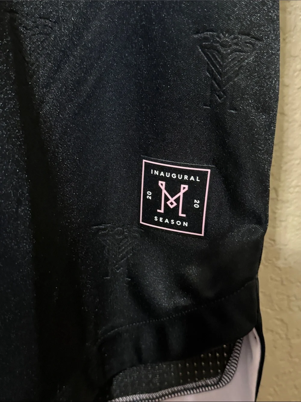 adidas Black Soccer Jersey with Pink Accents